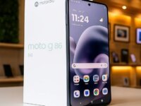 Smartphone Motorola Moto G86 5g - 256gb 24gb ,Tela 1.5k Poled, 50mp Sony Camera Ois Moto Ai, Videos Em 4k, Ip68 + Ip69