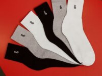 Kit Com 10 Pares De Meia Cano Longo Adulto Lupo