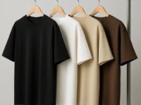 Kit 4 Camiseta Masculina Oversized Streetwear Lisa Algodão