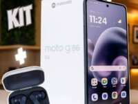 Smartphone Motorola Moto g86 5G + Moto buds 256GB - Grafite