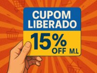 Cupom 15% off