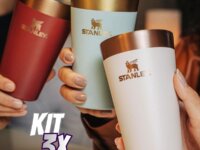 Kit 3 Copos Térmicos Gilded Pomegranate + Gilded Sugar + Gilded Celadon