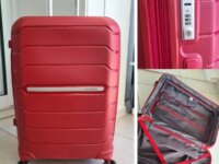 Samsonite Mala de Viagem Octolite Vermelha Grande Expansível