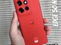 Smartphone Motorola Edge 50 Neo 5G Poinciana 256GB, 8GB RAM + 8GB Ram Boost, 50MP Sony Camera Moto AI