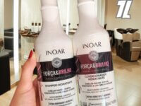 Inoar, Força & Brilho, Kit Shampoo 1L E Cond 800ml, Cabelos Fortes, Macios, Brilho Intenso