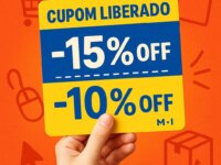 Cupom 15% off ou 10% off