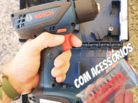 Bosch Furadeira Parafusadeira GSR 1000 Smart, Com Acessórios, 12 Volts
