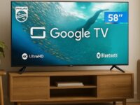 Smart TV 58" 4K UHD LED Philips 58PUG7019/78 Wi-Fi Bluetooth Google Assistente 3 HDMI 2 USB