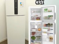 Geladeira Electrolux Frost Free Inverter 410L Efficient com AutoSense Duplex Branca IF46