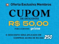 Cupom de  R$ 50,00 OFF