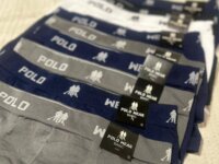 Kit 10 Cuecas Boxer Polo Wear Masculina Sem Costura