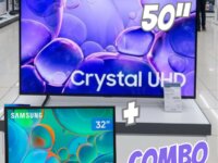 Samsung Smart TV 50" UHD 4K U8100F + Samsung Smart TV 32" HD H5000F