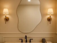 Espelho Vildrex Roma 70x50cm Design Moderno Lapidado Luxo