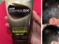Grecin Control GX Shampoo, Redutor de Grisalhos, Ação Gradual, Aparência Natural, Para Todas as Tonalidades de Cabelo, 118ml