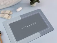 Kit 2 Tapetes De Banheiro Mágico Ultra Absorvente 40x60cm