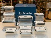 Kit Potes Herméticos Plásticos Cinza 12 Unidades Electrolux