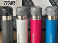 Garrafa Térmica Quick Flip Stanley Preto 710ml ( SÓ A PRETA )