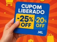 Cupom 25% OFF off ou 20% off