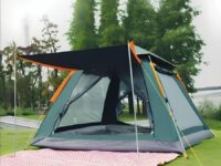Barraca De Acampamento Grande Para 4/5 Pessoas 210x210x145cm