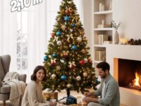 Árvore De Natal 2,10 Metros 850 Galhos Pinheiro