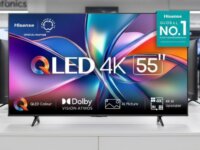 Smart Tv 55 4k Uhd Qled Hdr10 Dolby Atmos Vidaa U9 Hisense