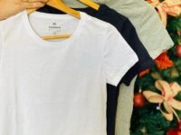 Kit Com 5 Camisetas Básicas Feminina Hering (G ou XG)