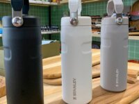 Garrafa Térmica Aerolight Flip Straw 473 Ml Black Stanley