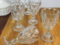 Jogo 6 Taças Diamante Vidro 330ml