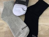 Kit 6 Pares Meias Hoahi Cano Médio Alto Atoalhada Academia