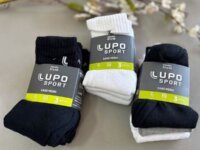 Kit 6 Pares Meias Lupo Cano Médio Esportivas Academia