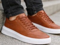 Tenis Masculino Casual Basico Sola Alta Estilo Urbano (4 cores)