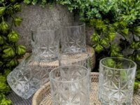 WOLFF - Conjunto 6 Copos Baixos de Vidro Stella 300ml