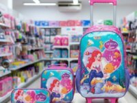 Kit Mochila De Rodinhas Estojo Lancheira Infantil Escolar (5 opções)