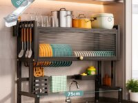 scorredor De Louça Suspenso 75cm Armário + Escova Brinde Brielli Home