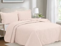 Colcha Matelasse Queen Damask Cores 3pçs Camesa 240x260cm