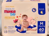 Turma da Mônica Baby Premium Econômica M 40 Unidades