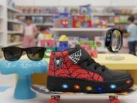 Botinha Infantil De Led Homem Aranha Promoção Menino Brindes