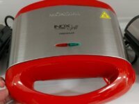 Sanduicheira Inox Grill Red Premium 800w S-19 Mondial