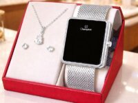 elógio Champion Feminino Prata Prova D'agua Original