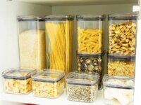 Kit 10 Organizadores Pote Hermético Empilhável Em Acrílico