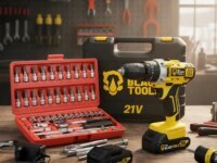 Furadeira Parafusadeira De Impacto 2 Baterias 21v + 46 Peças Amarelo 110v/220v 60hz