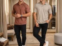 Kit 2 Camisas Masculinas Polo Piquet Casual Elegance (3 opções)