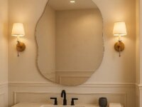 Espelho Vildrex Roma 70x50cm Design Moderno Lapidado Luxo