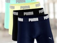 Kit 4 Cuecas Boxer Puma Poliamida Sem Costura Original (3 opções)