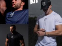 Kit 3 Camisetas Masculina Dry Alpha Lobo Geométrico (3 opções)