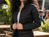  Casaco Bobojaco Jaqueta Puffer Feminina Corta Vento Nylon