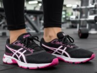 Tênis Asics Gel-Impression 11 Feminino - Preto+Pink (34 ao 37)