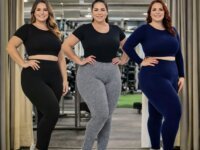 Kit 3 Calças Plus Size Feminina Legging Grossa Cós Alto