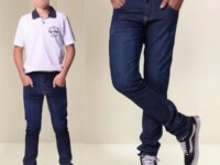 Calça Jeans Infantil Juvenil Menino Com Lycra 1 Ao 16 Anos (4 cores)