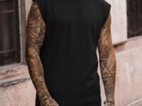 Regata Oversized Masculino Tamanho Grande Básica Lisa (4 cores)